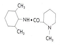 Химическая структура мепивакаина